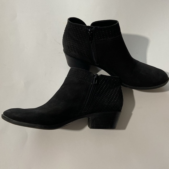 Lucky Brand Booties in Black Suede Leather - Picture 2 of 7